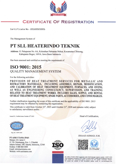SLL Heaterindo Teknik Facilities